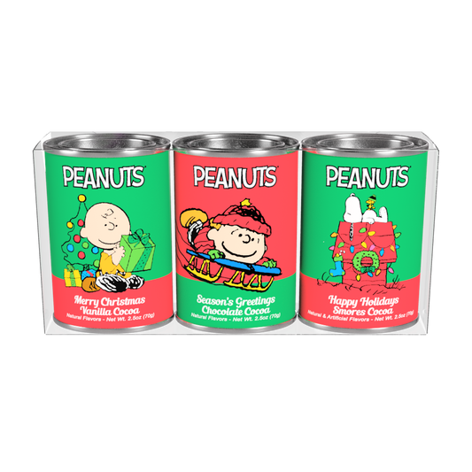 Peanuts® Christmas Cocoa Gift Set (Three 2.5oz Oval Tins)