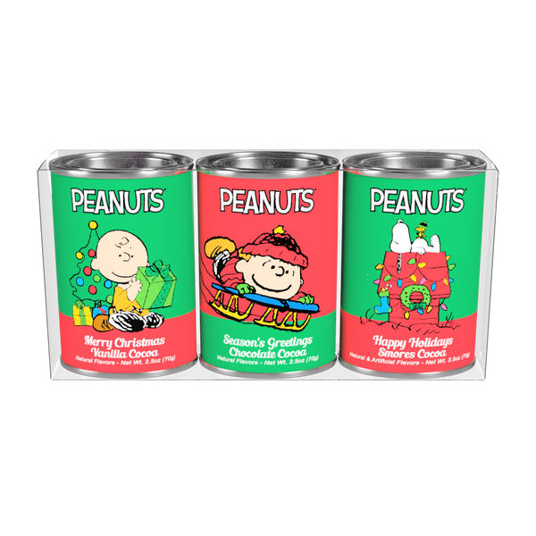 Peanuts® Christmas Cocoa Gift Set (Three 2.5oz Oval Tins)