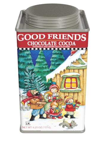 Mary Engelbreit® Good Friends Holiday Chocolate Cocoa (6.25oz Square Tin)