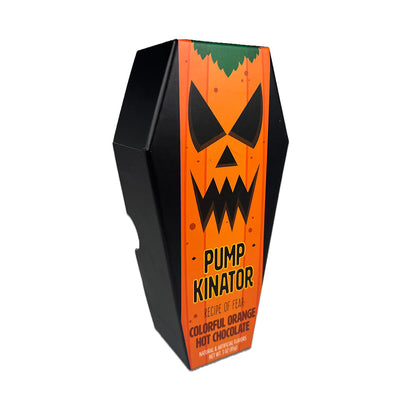 Coffin Cafe Pumpkinator Colorful Orange Hot Chocolate (3oz Coffin)