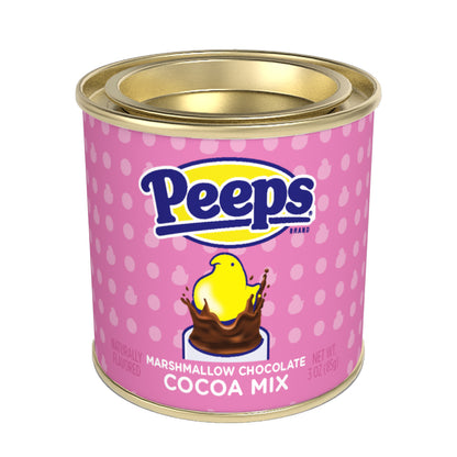 Peeps® Marshmallow Hot Chocolate (Pink Design) (3oz Round Tin)