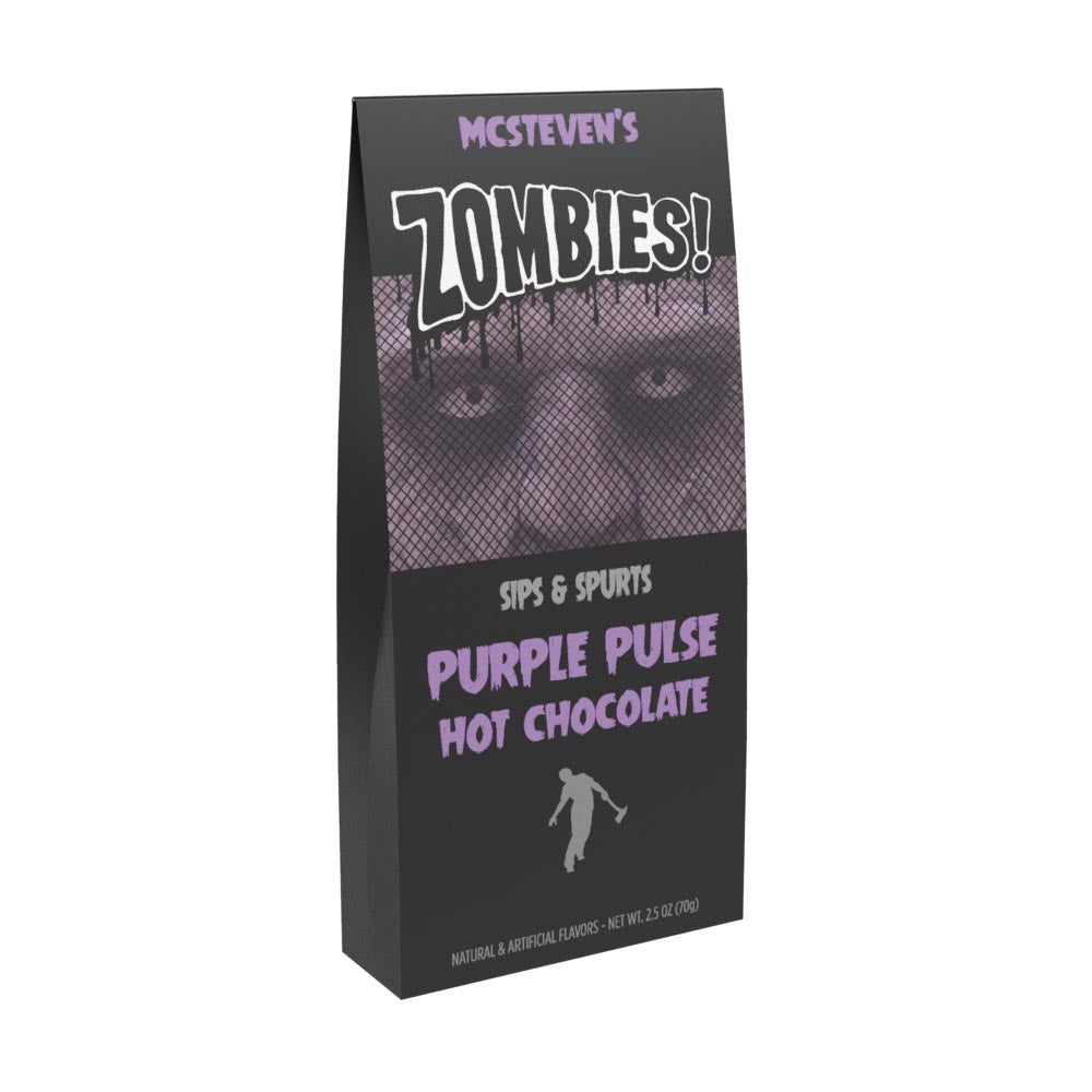 McSteven's Zombies! Purple Pulse Colorful Hot Chocolate (2.5oz Tent Box)