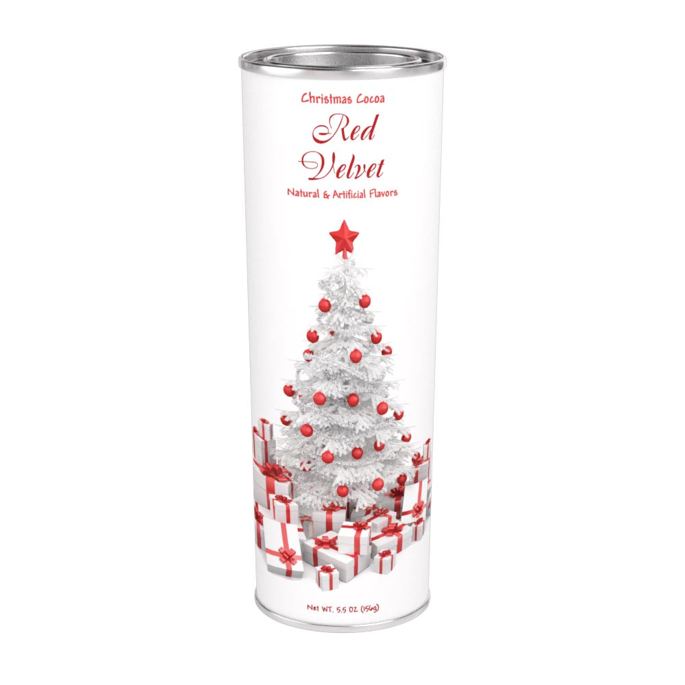 Christmas Tree Red Velvet Cocoa (5.5oz Oval Tin)