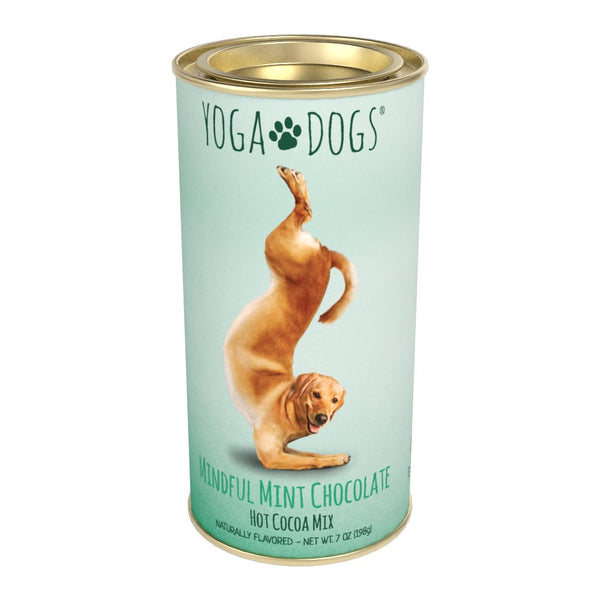 Yoga Dogs® Mindful Mint Chocolate Cocoa (7oz Round Tin)