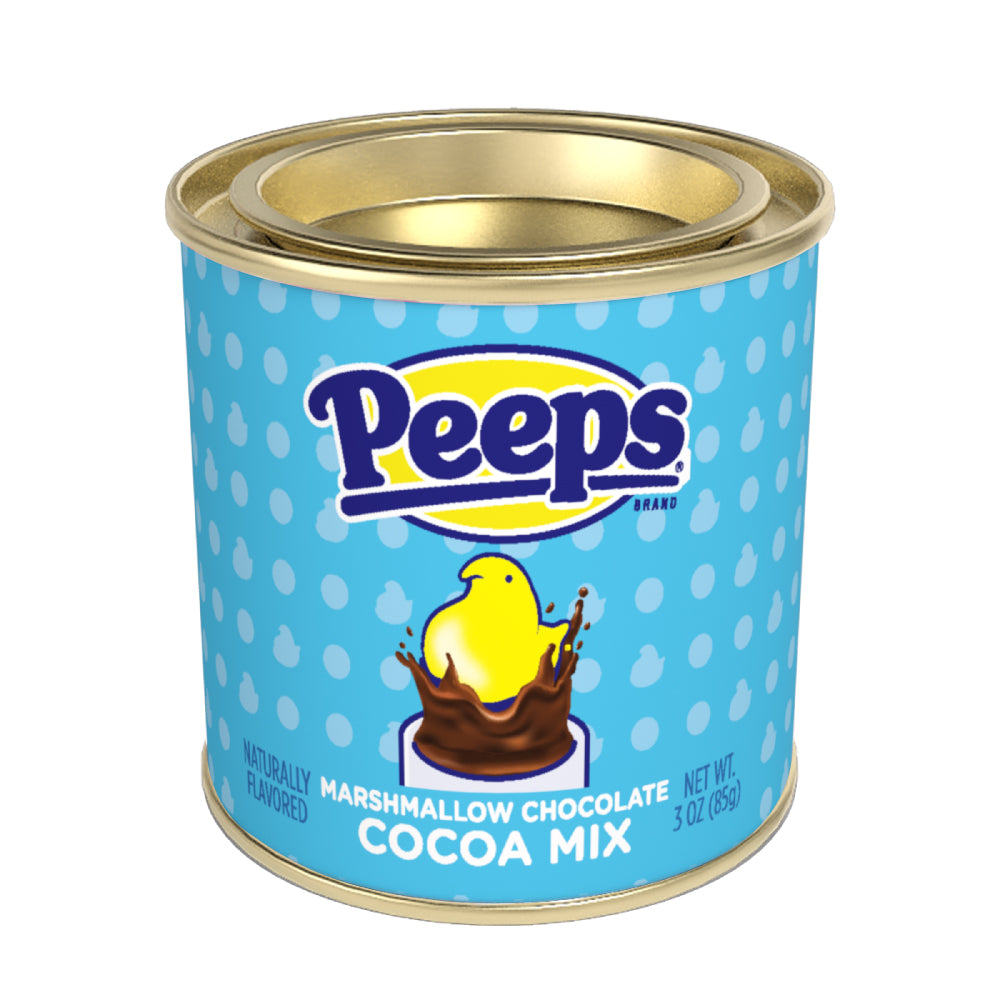 Peeps® Marshmallow Hot Chocolate (Blue Design) (3oz Round Tin)