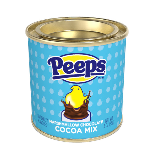 Peeps® Marshmallow Hot Chocolate (Blue Design) (3oz Round Tin)