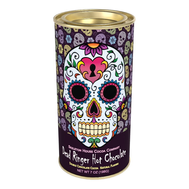 McSteven's Skeleton House "Dead Ringer" Chocolate Cocoa (7oz Round Tin)