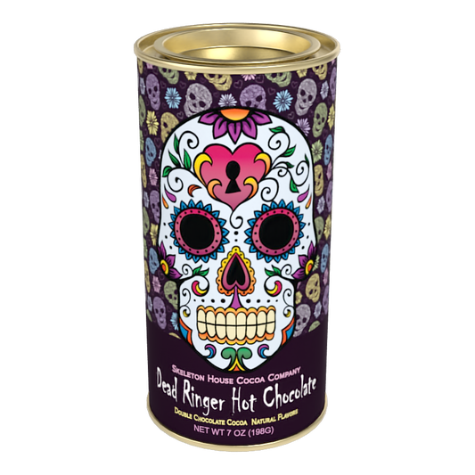 McSteven's Skeleton House "Dead Ringer" Chocolate Cocoa (7oz Round Tin)