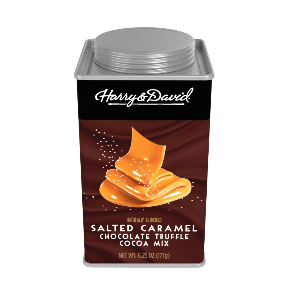 Harry & David® Truffle Cocoa - Salted Caramel Chocolate (6.25oz Square Tin)