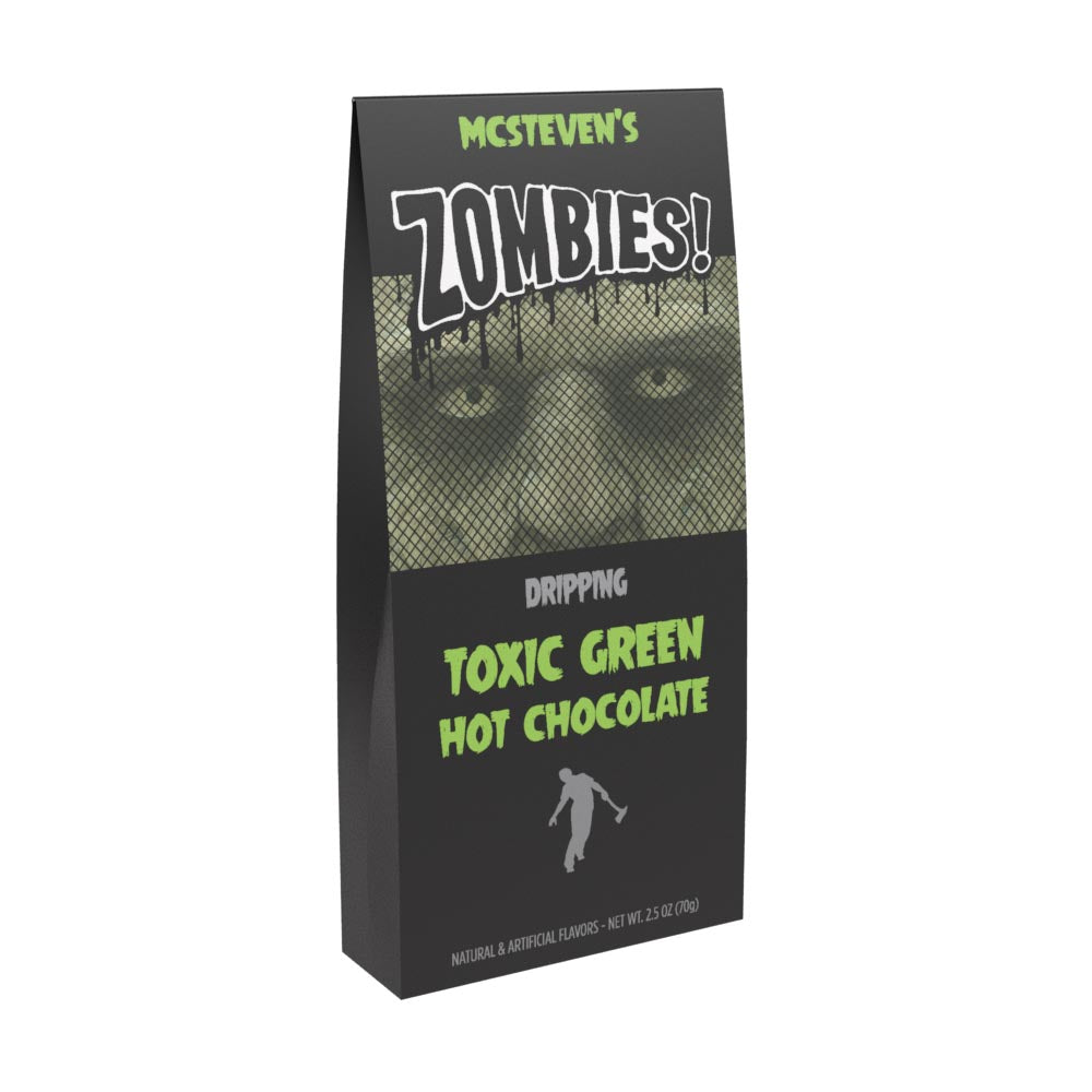 McSteven's Zombies! Toxic Green Colorful Hot Chocolate (2.5oz Tent Box)