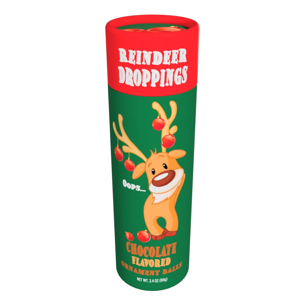 McSteven's Reindeer Droppings Chocolate Candies (2.4oz Tube)