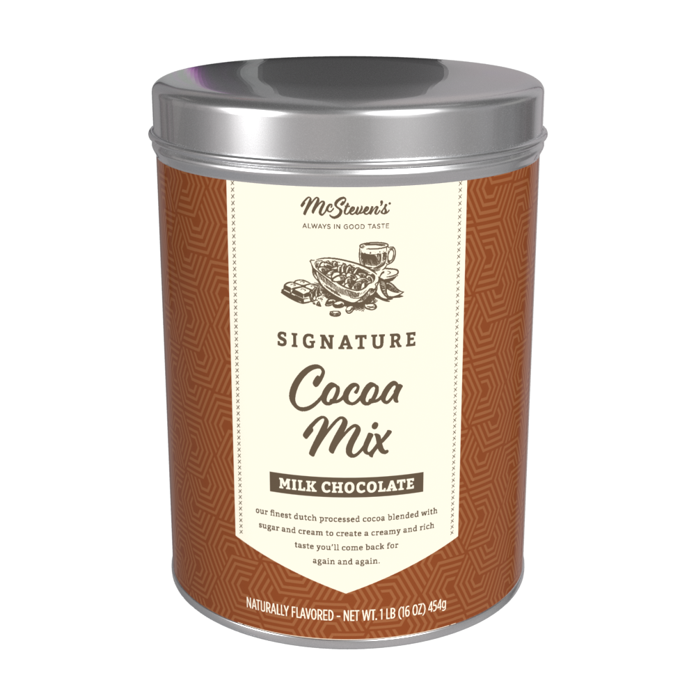 McSteven's Signature Milk Chocolate Cocoa (16oz Round Tin)