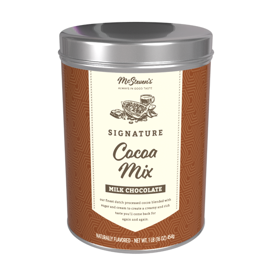 McSteven's Signature Milk Chocolate Cocoa (16oz Round Tin)