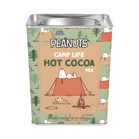 Peanuts® Snoopy Camp Life Chocolate Cocoa (8oz Rectangle Tin)