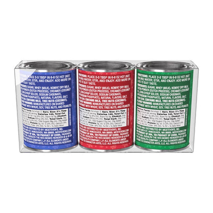 Rudolph The Red-Nosed Reindeer© NEW Cocoa Gift Set (Three 2.5oz Oval Tins)