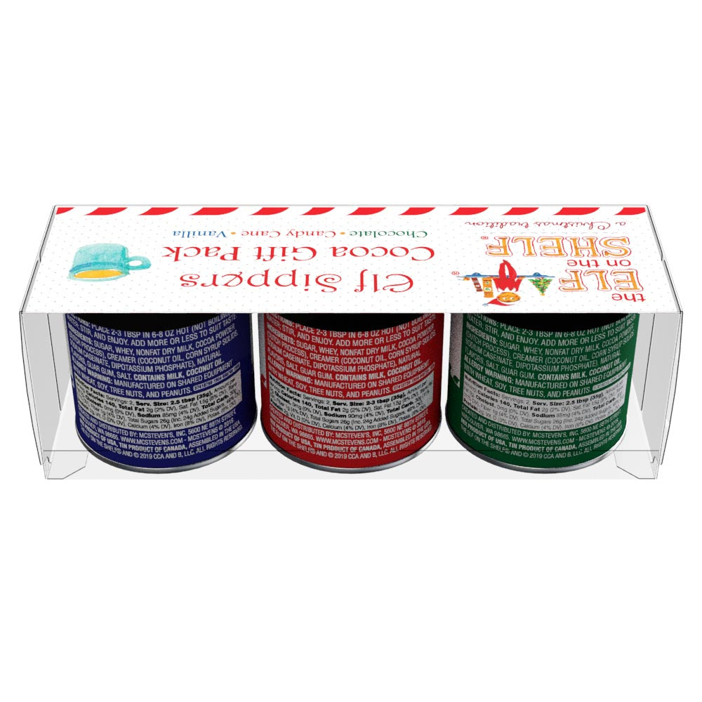 Elf On The Shelf® Elf Sippers Hot Cocoa Gift Set (Three 3oz Round Tins)
