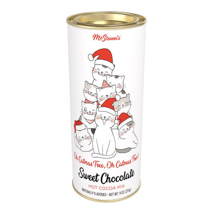 Oh Catmas Tree! Holiday Chocolate Cocoa (9oz Round Tin)