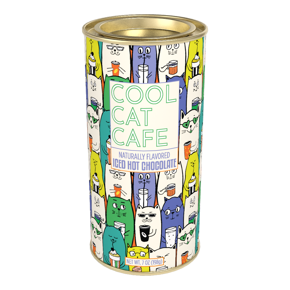 Cool Cat Iced Hot Chocolate (7oz Round Tin)