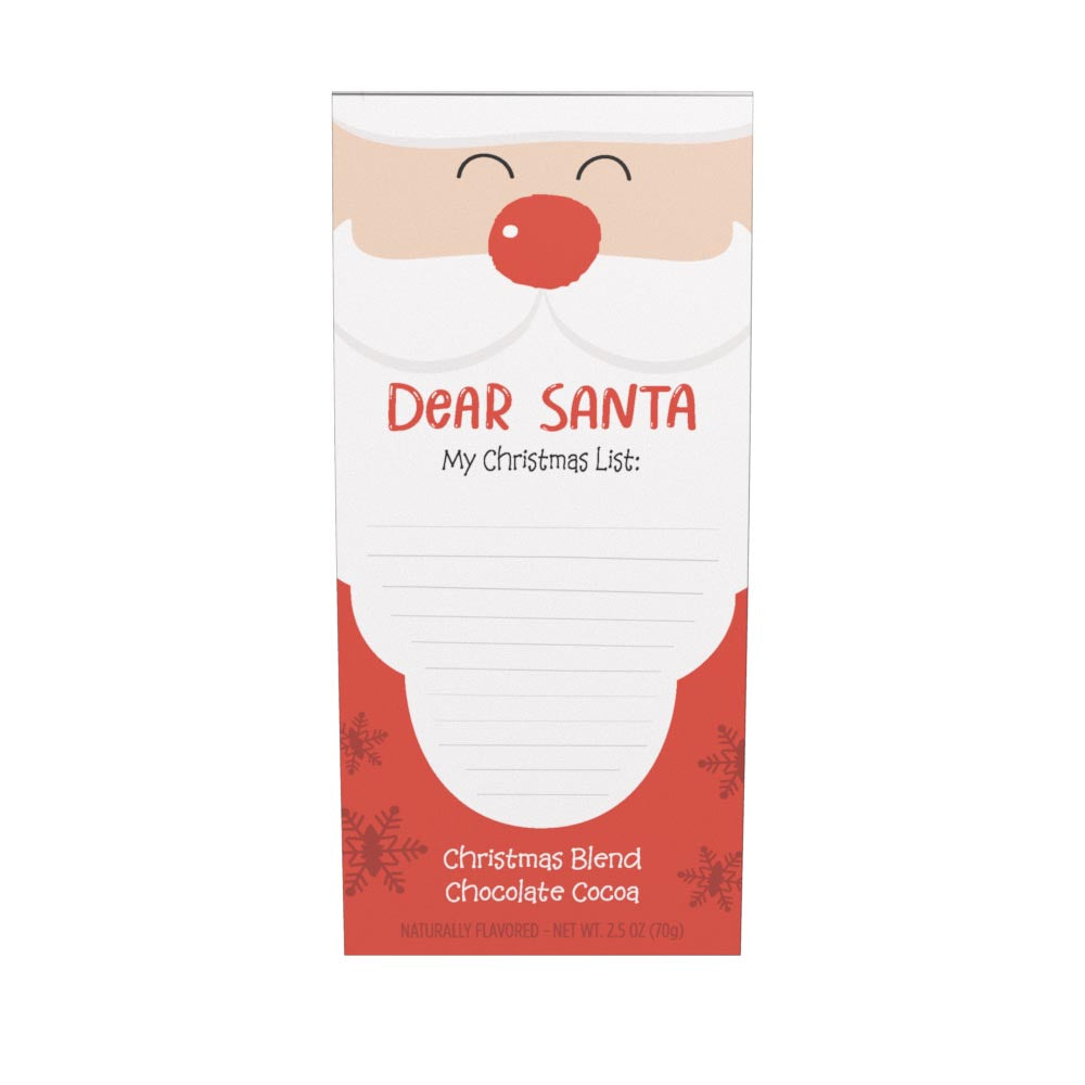 Dear Santa - My Christmas List Chocolate Cocoa (2.5oz Tent Box)