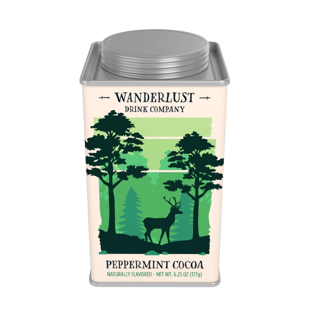 Wanderlust Peppermint Cocoa (6.25oz Square Tin)