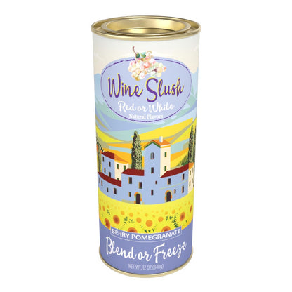 McSteven's Red or White Wine Slush - Berry Pomegranate (12oz Round Tin)