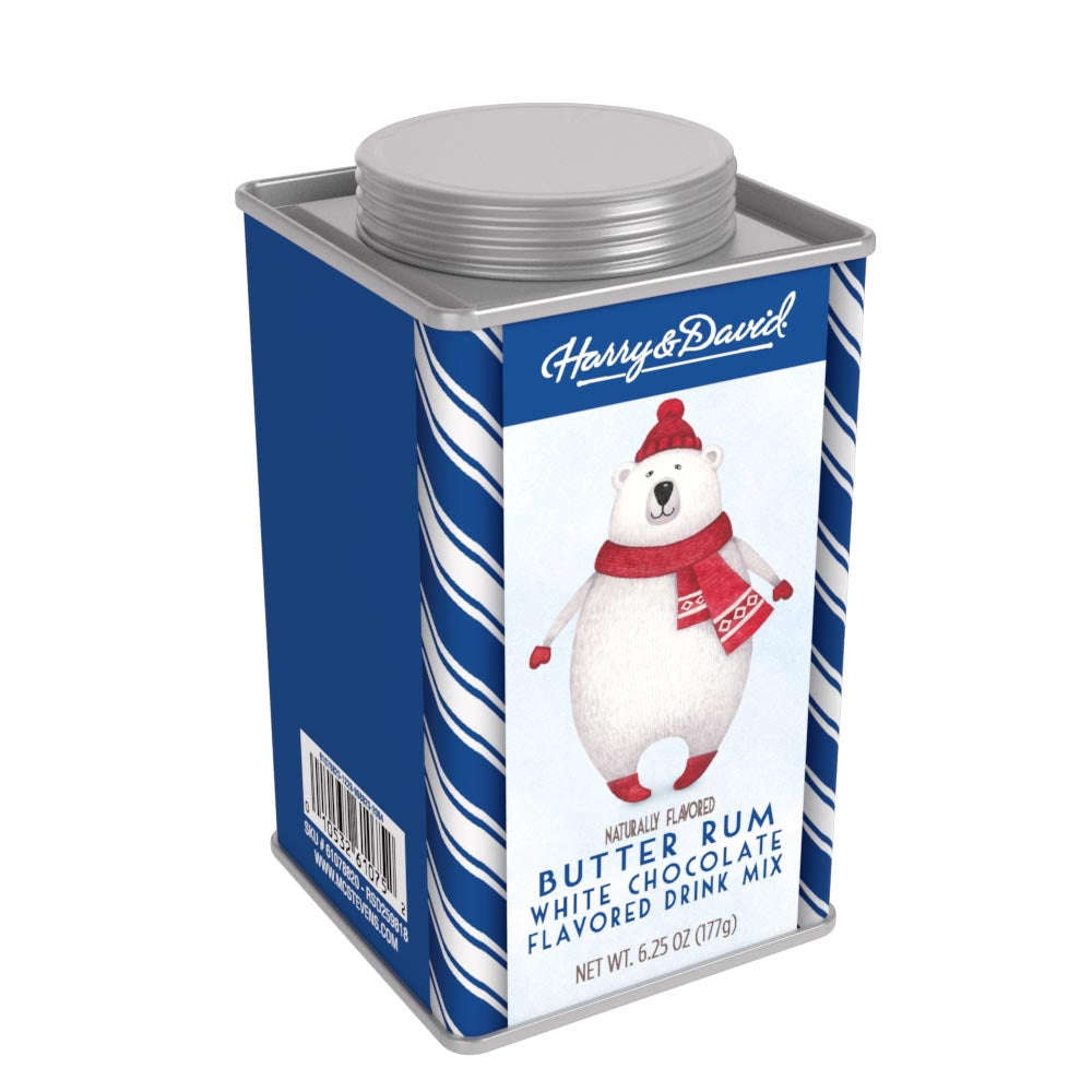 Harry & David® Holiday Butter Rum White Hot Chocolate (6.25oz Square Tin)