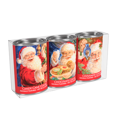 Dona Gelsinger® Santa Cocoa Gift Set (Three 2.5oz Tins)