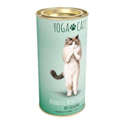 Yoga Cats® Mindful Mint Chocolate Cocoa (7oz Round Tin)