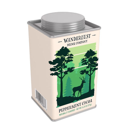 Wanderlust Peppermint Cocoa (6.25oz Square Tin)