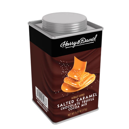 Harry & David® Truffle Cocoa - Salted Caramel Chocolate (6.25oz Square Tin)