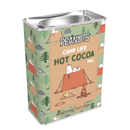 Peanuts® Snoopy Camp Life Chocolate Cocoa (8oz Rectangle Tin)