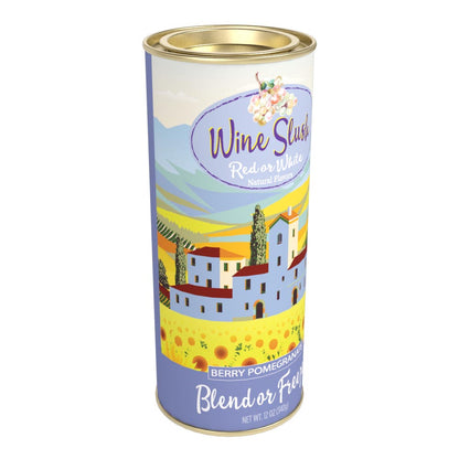 McSteven's Red or White Wine Slush - Berry Pomegranate (12oz Round Tin)