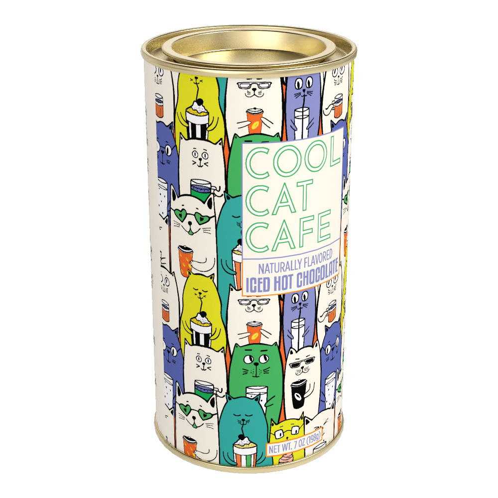 Cool Cat Iced Hot Chocolate (7oz Round Tin)