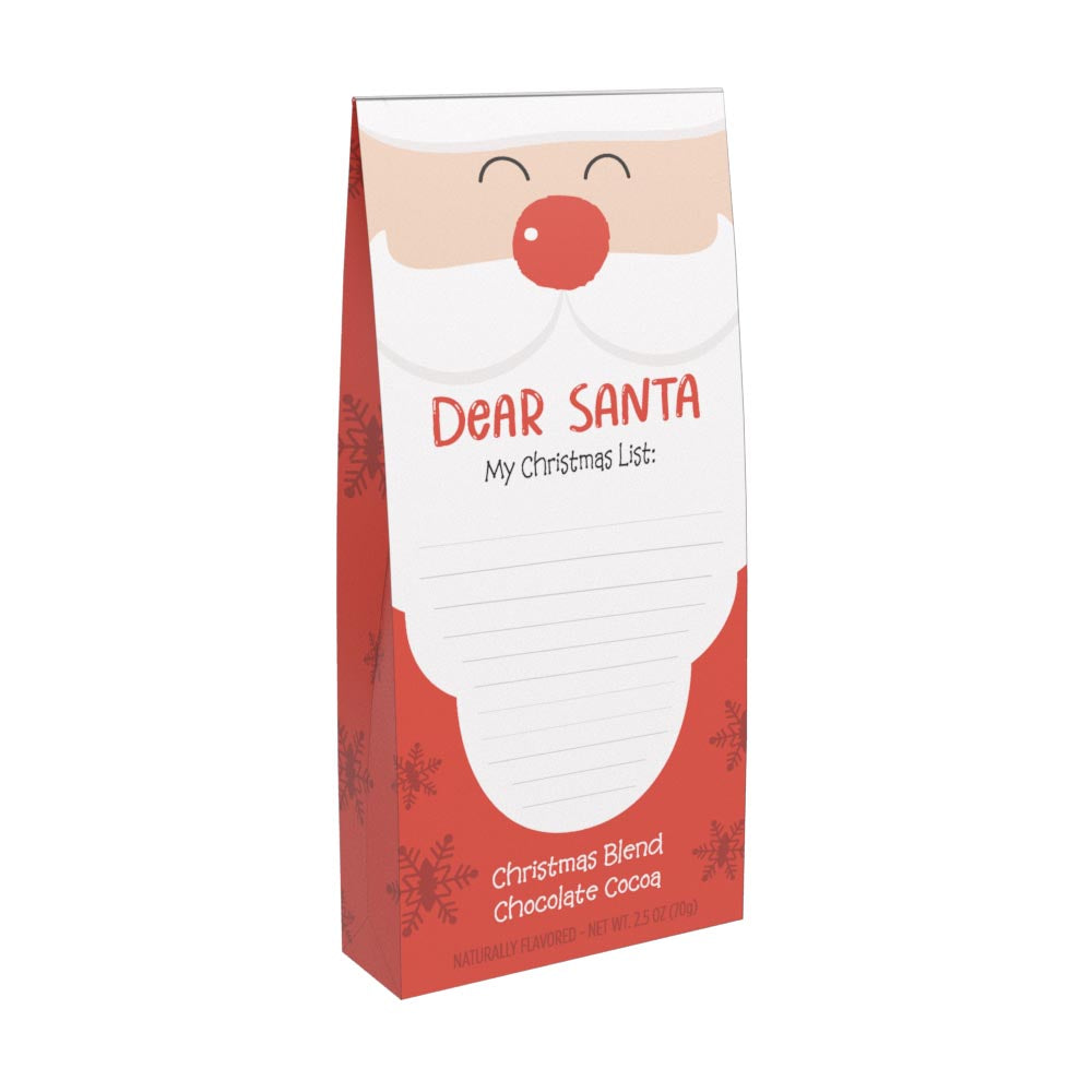 Dear Santa - My Christmas List Chocolate Cocoa (2.5oz Tent Box)