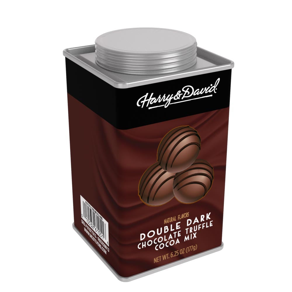 Harry & David® Truffle Cocoa - Double Dark Chocolate (6.25oz Square Tin)