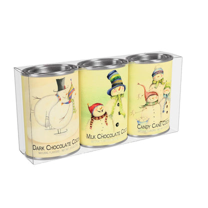 Debbie Taylor-Kerman Snow Family Cocoa Gift Set (Three 2.5oz Tins)