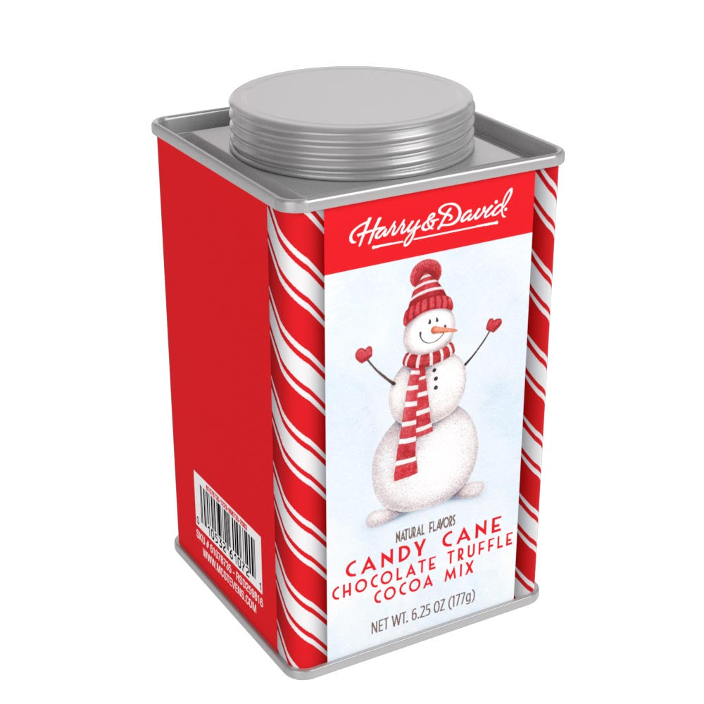 Harry & David® Holiday Candy Cane Chocolate Truffle Cocoa (6.25oz Square Tin)