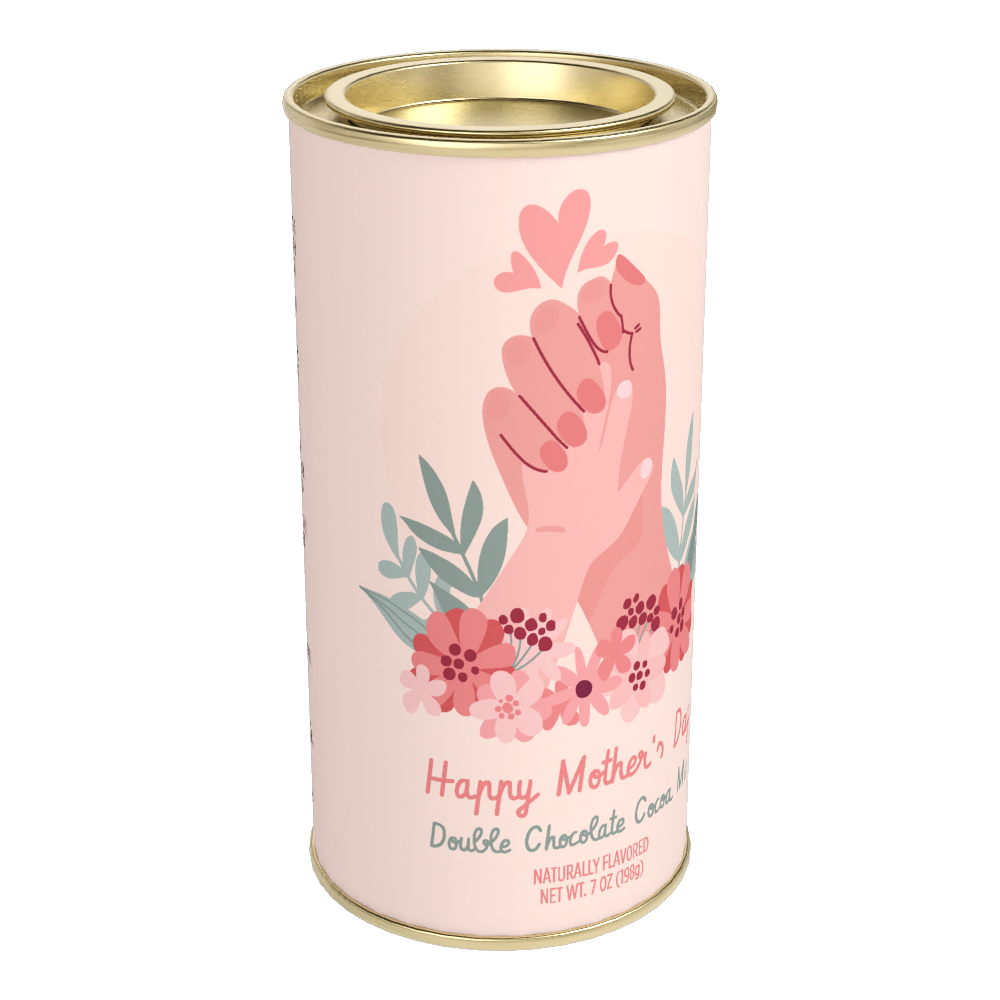 Happy Mother's Day Double Chocolate Cocoa (7oz Round Tin)