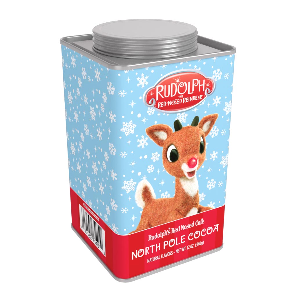 Rudolph The Red-Nose Reindeer® Red-Nosed Cafe Chocolate Cocoa (12oz Square Tin)