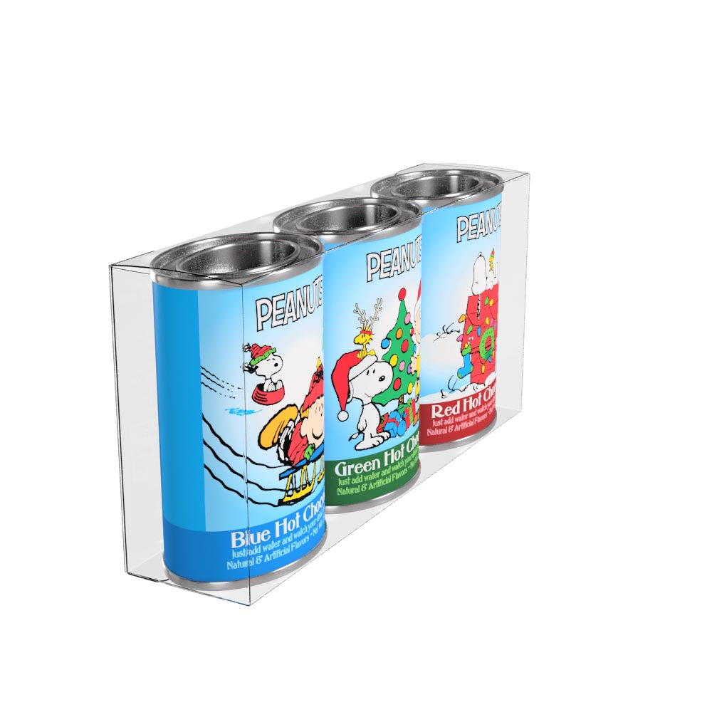 Peanuts® Christmas Colorful Hot Chocolate Gift Set (Three 2.5oz Oval Tins)