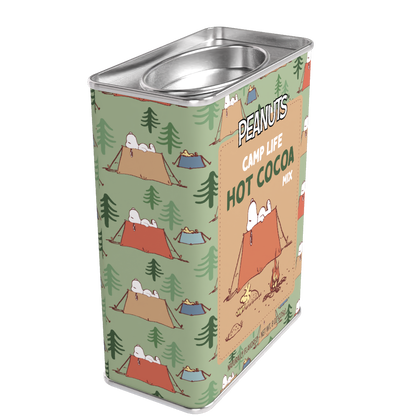 Peanuts® Snoopy Camp Life Chocolate Cocoa (8oz Rectangle Tin)