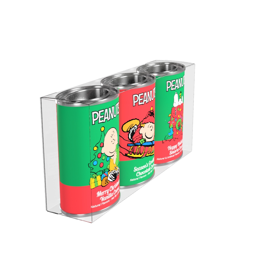 Peanuts® Christmas Cocoa Gift Set (Three 2.5oz Oval Tins)