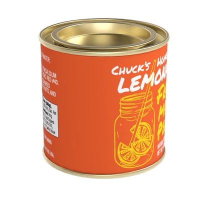 Chuck's Homestyle Fresh Mango Peach Lemonade (4oz Round Tin)