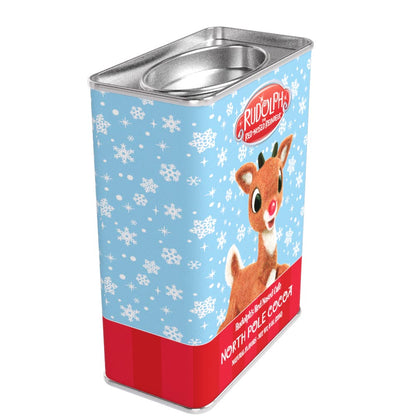 Rudolph The Red-Nosed Reindeer© Rudolph's North Pole Chocolate Cocoa (8oz Rectangle Tin)