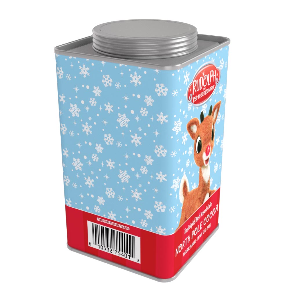 Rudolph The Red-Nose Reindeer® Red-Nosed Cafe Chocolate Cocoa (12oz Square Tin)