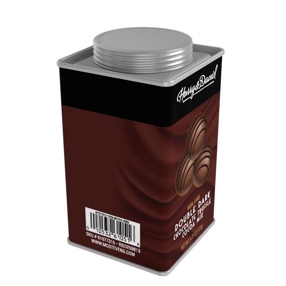 Harry & David® Truffle Cocoa - Double Dark Chocolate (6.25oz Square Tin)