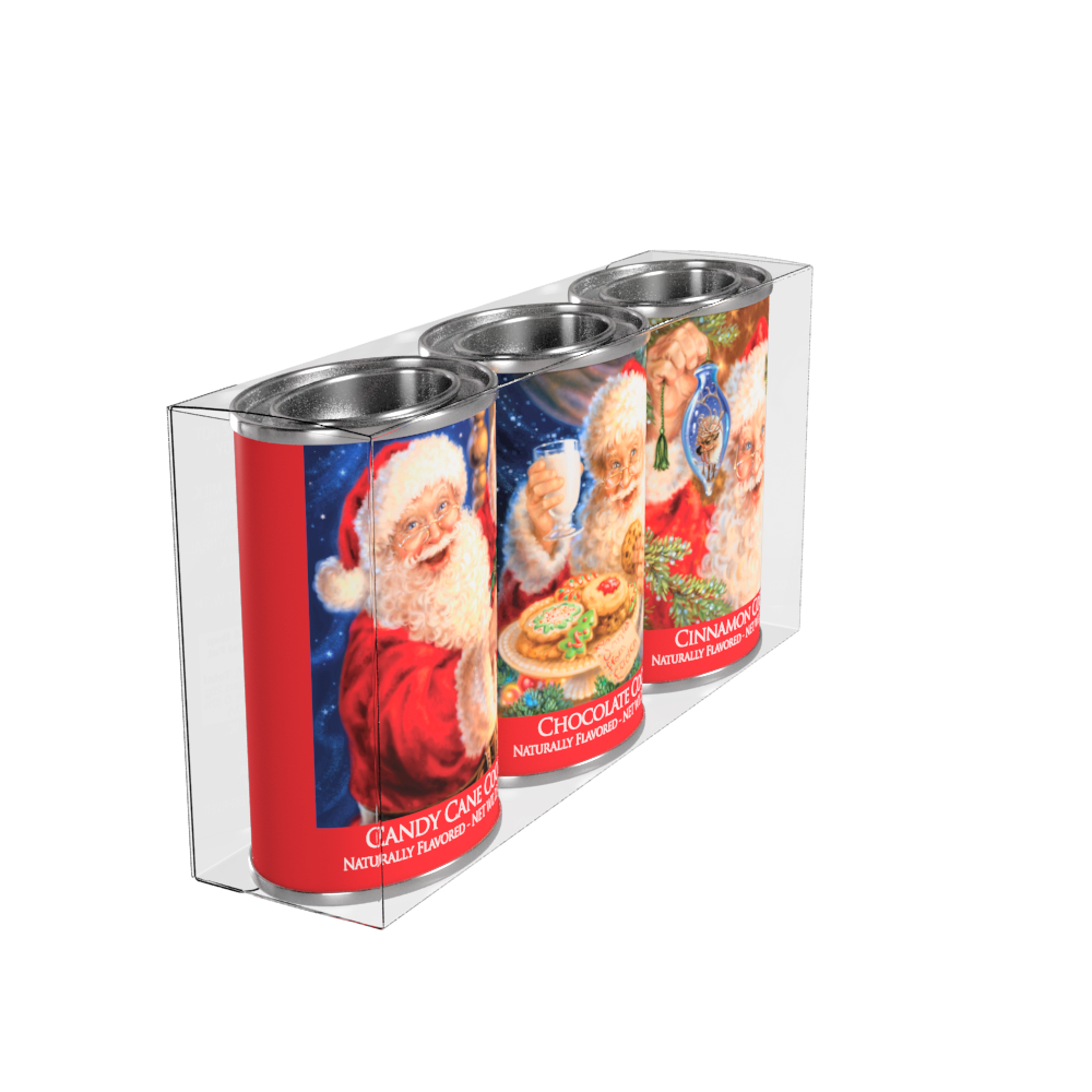 Dona Gelsinger® Santa Cocoa Gift Set (Three 2.5oz Tins)