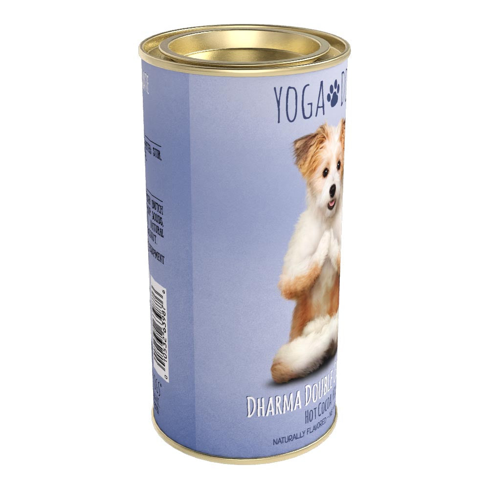 Yoga Dogs® Dharma Double Chocolate Cocoa (7oz Round Tin)