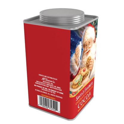 Dona Gelsinger® Santa's Favorite Chocolate Chocolate Cocoa (12oz Square Tin)