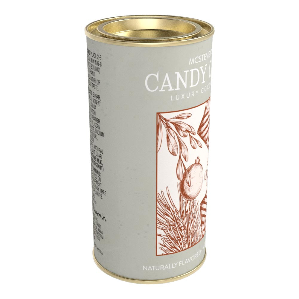 Luxury Candy Cane Hot Cocoa (7oz Round Tin)